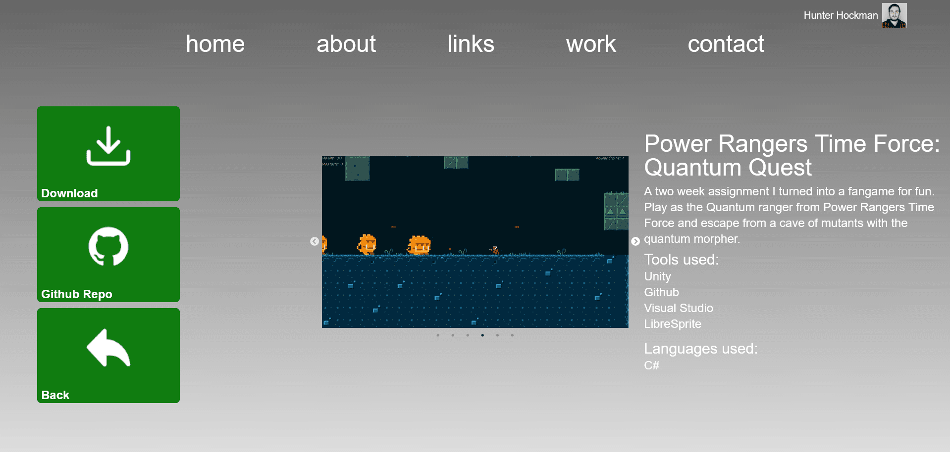 Screenshot of this given project