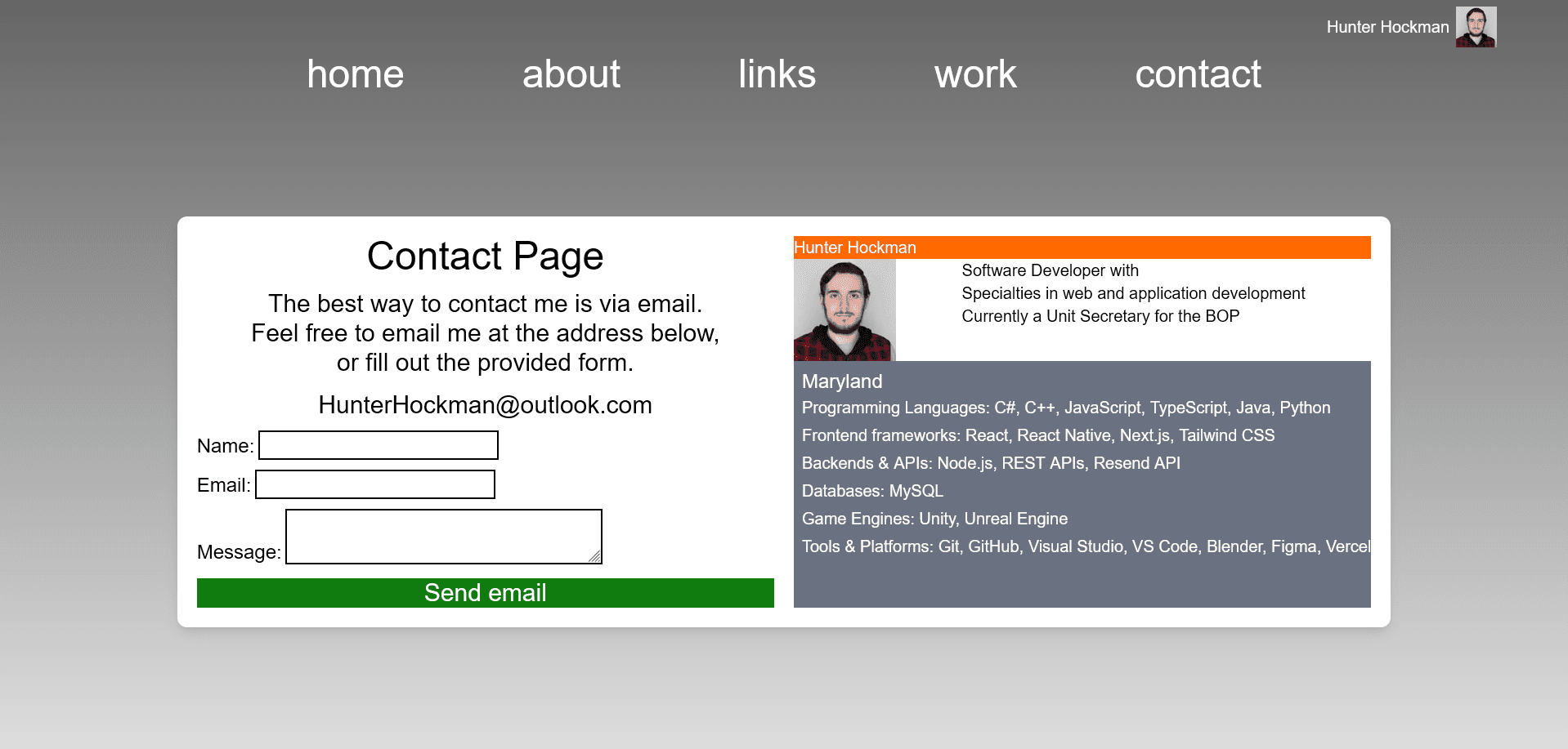 Screenshot of this given project